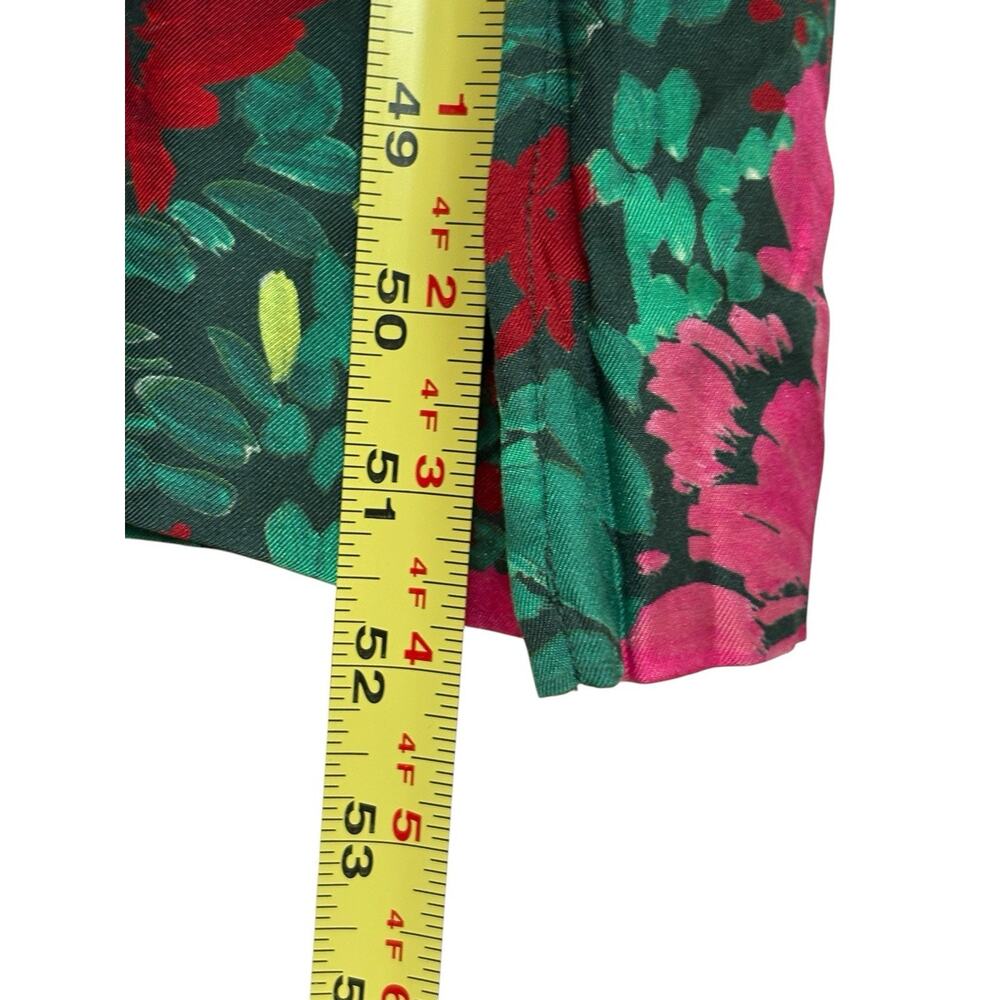 NWT Vineyard Vines Silk Blend Twill Midi Dress • Size L• Brush Floral • $348 - Picture 7 of 11